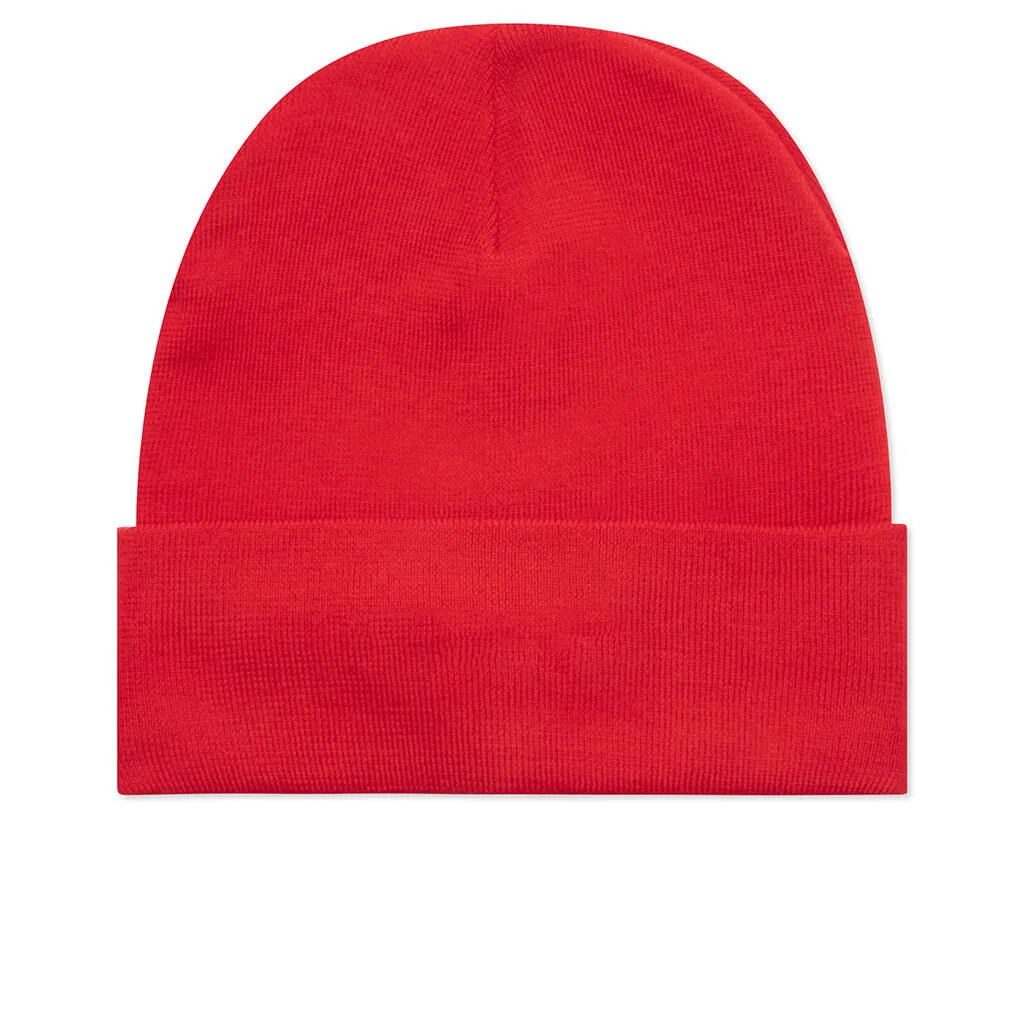 Classic Logo Beanie - Red/White